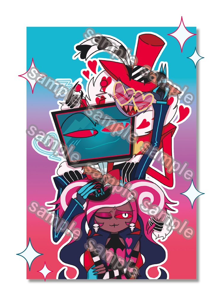 VEESキラキラポストカード