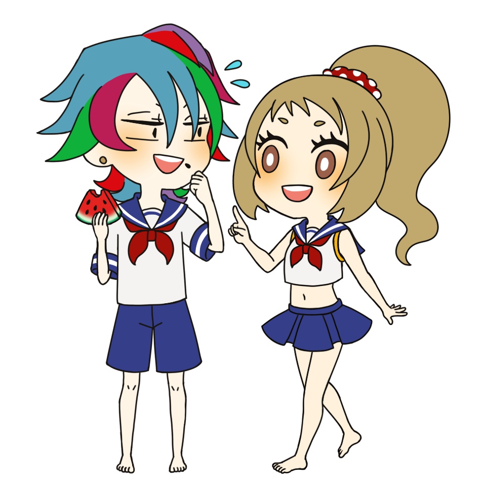 マリンスタイル毒島＆櫻子　アクリルスタンド