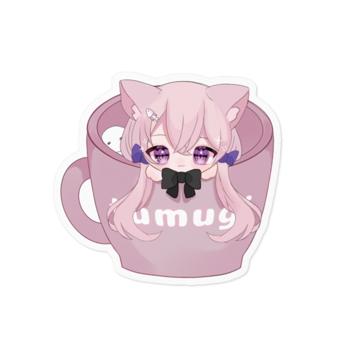 白雨つむぎ 半年記念ステッカー