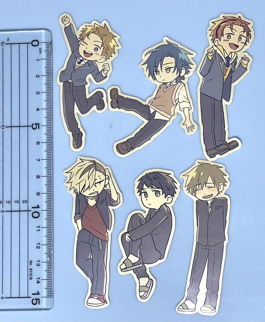 ぼく夢ステッカー(全6種)