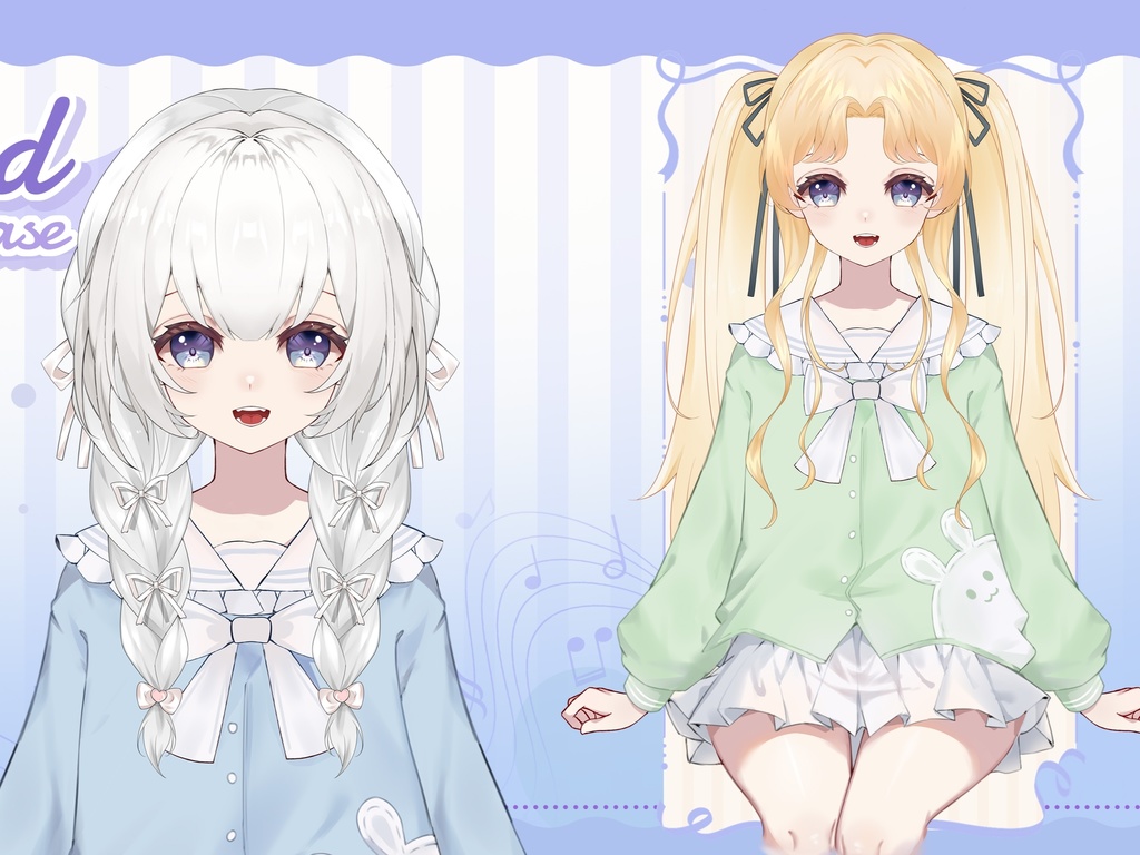 【Live2D DIYモデル—ヌアンヌアン】髪型を変えたり、服の色を変えたり、行動を変えたりできます