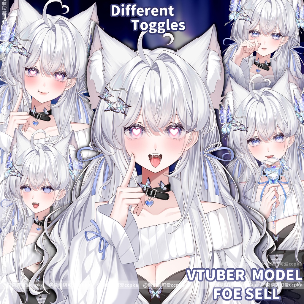 既製Live2D VTuberモデル:ポップアイドルスーパースター/フルリギング済み 配信対応/VTube Studio/デジタルダウンロード