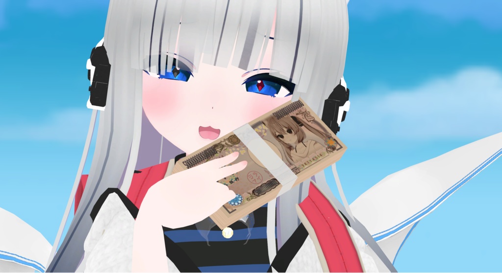 【無料】【3Dモデル】「五千兆札」