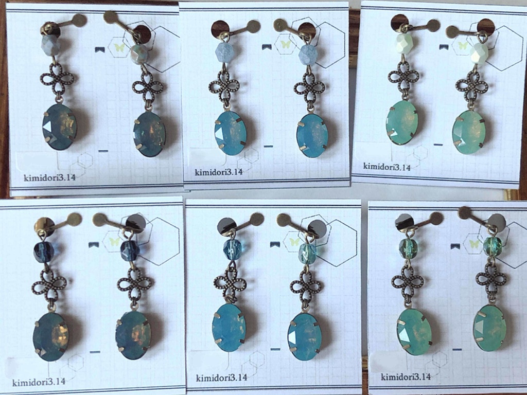 梅雨のイヤリング