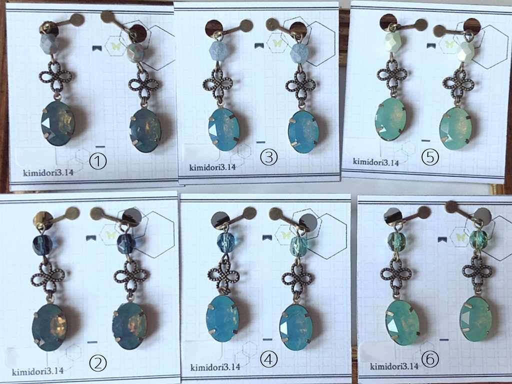 梅雨のイヤリング