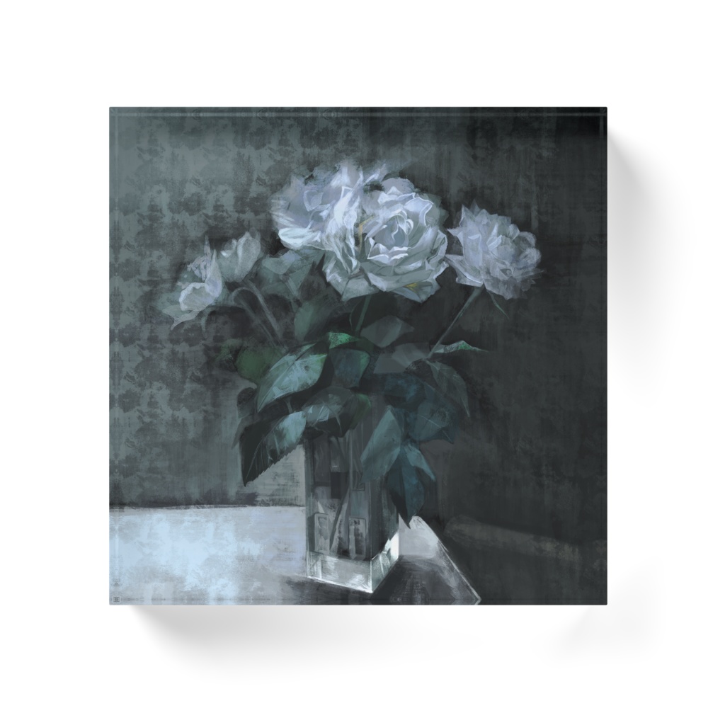 rose_アクリルブロック(クリア)