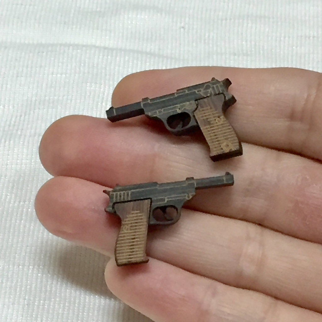 ミニチュア銃(ワルサーP38)