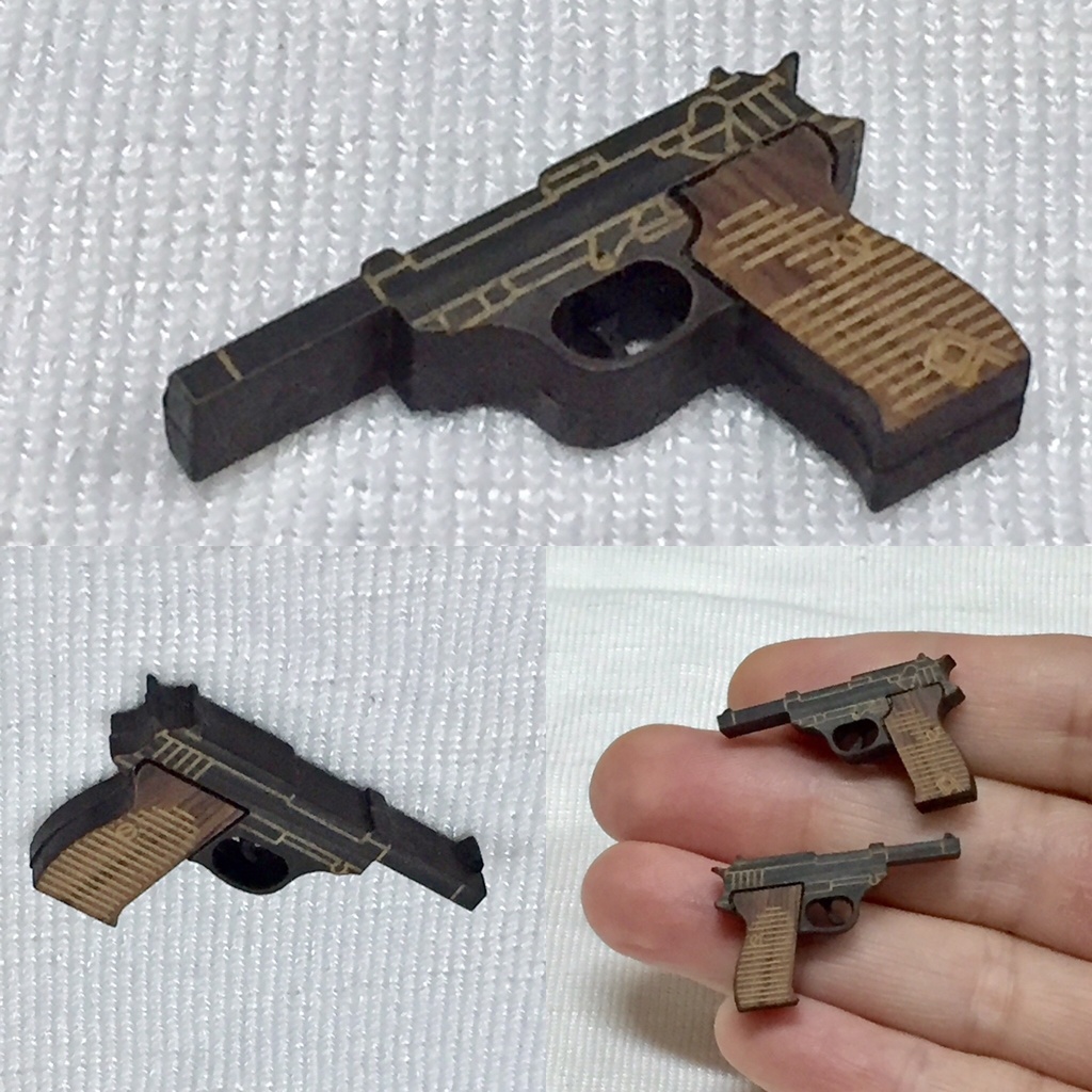 ミニチュア銃(ワルサーP38)