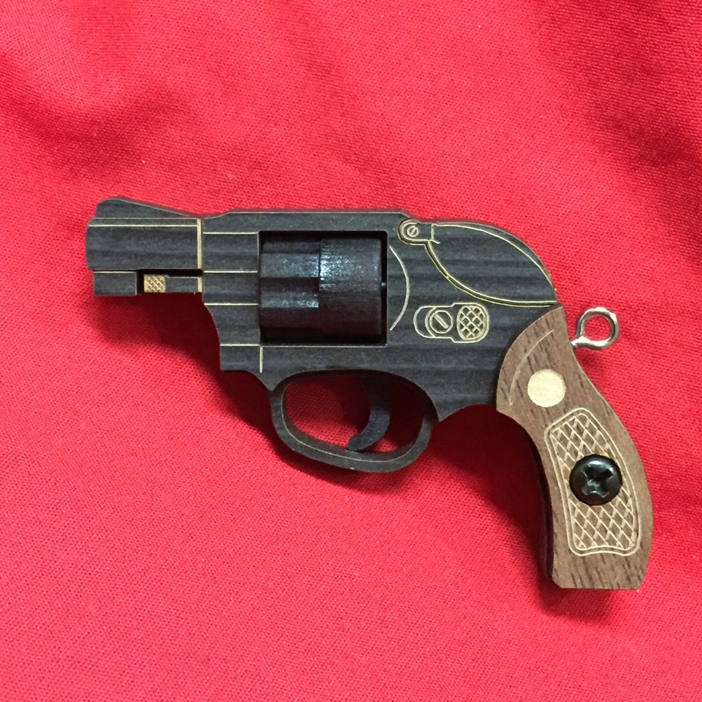 (18-2)S&W M10ハンマーシュラウド付き(風)ペンダントトップ