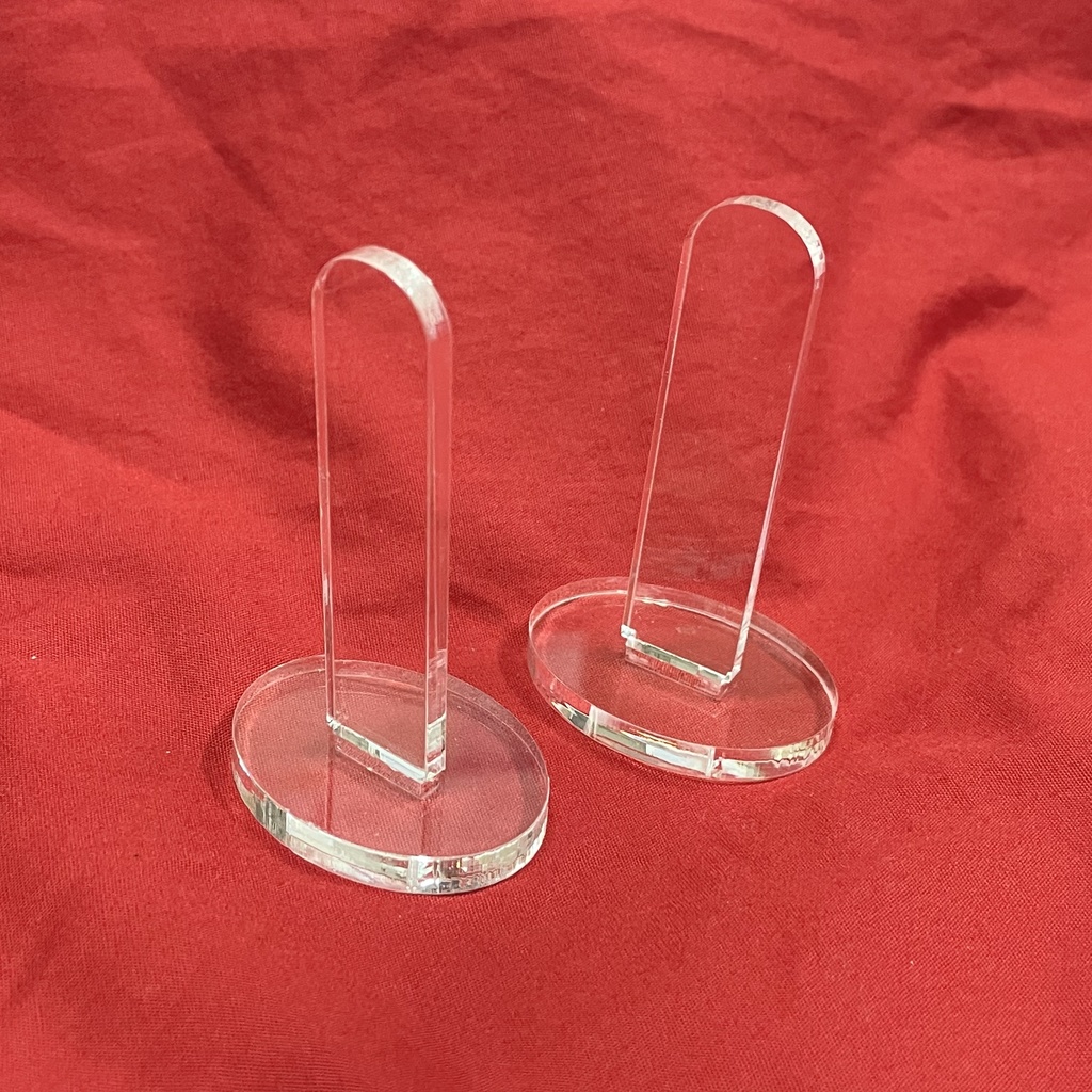 フィンガーマスコット スタンド(クリア2個入り)