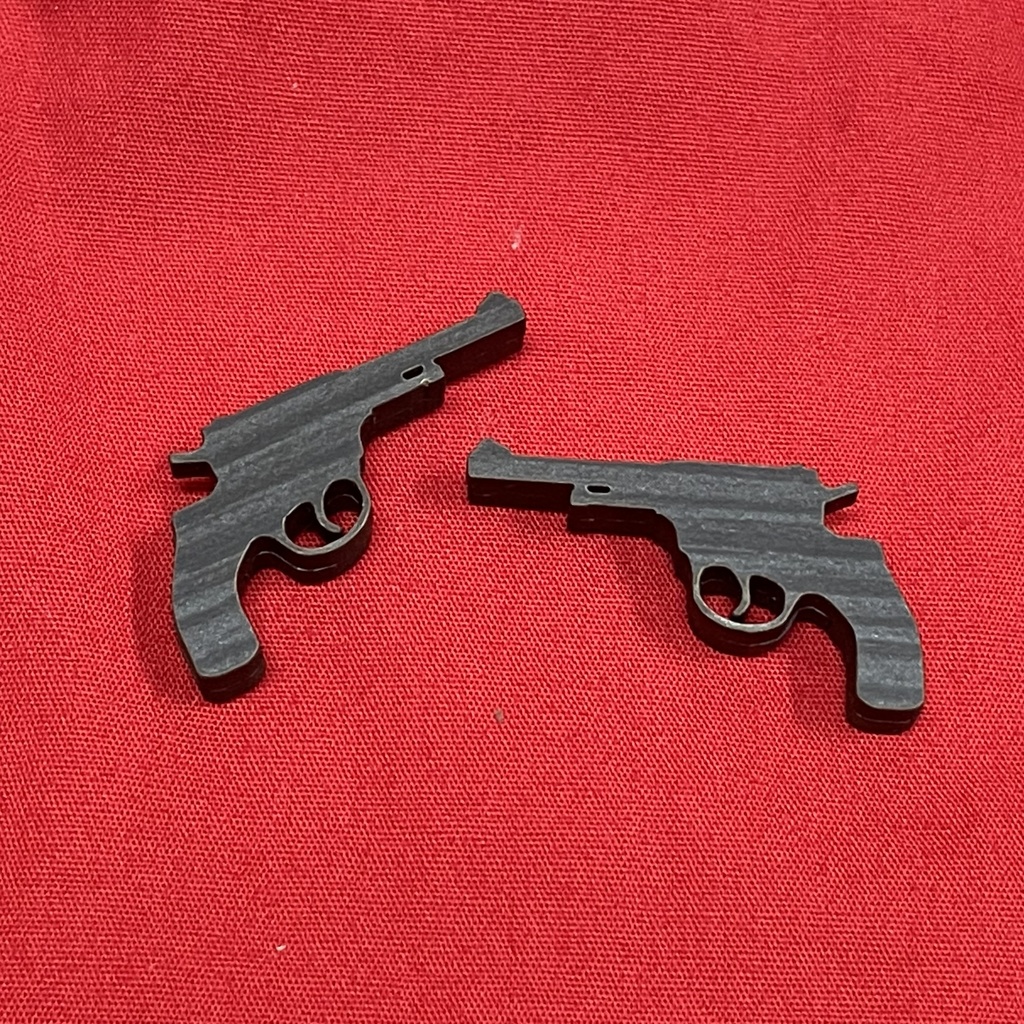 ミニチュア銃(ナガンM1895)左右セット
