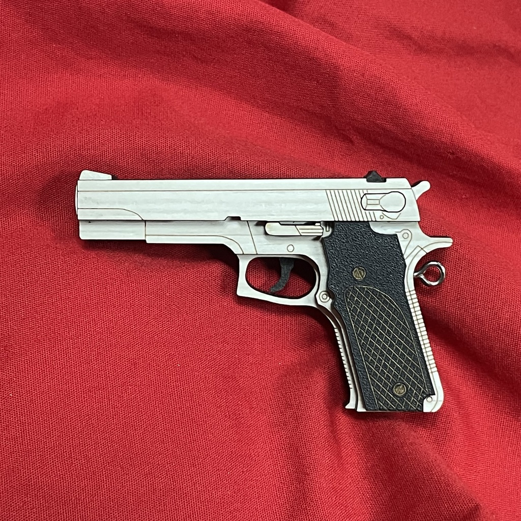 (63)S&W M645(風)ペンダントトップ