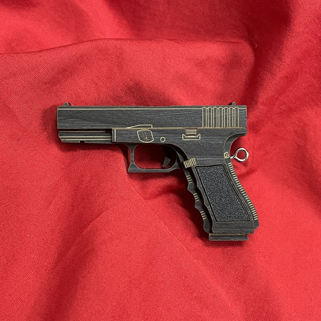 (42)グロック17(風)ペンダントトップ