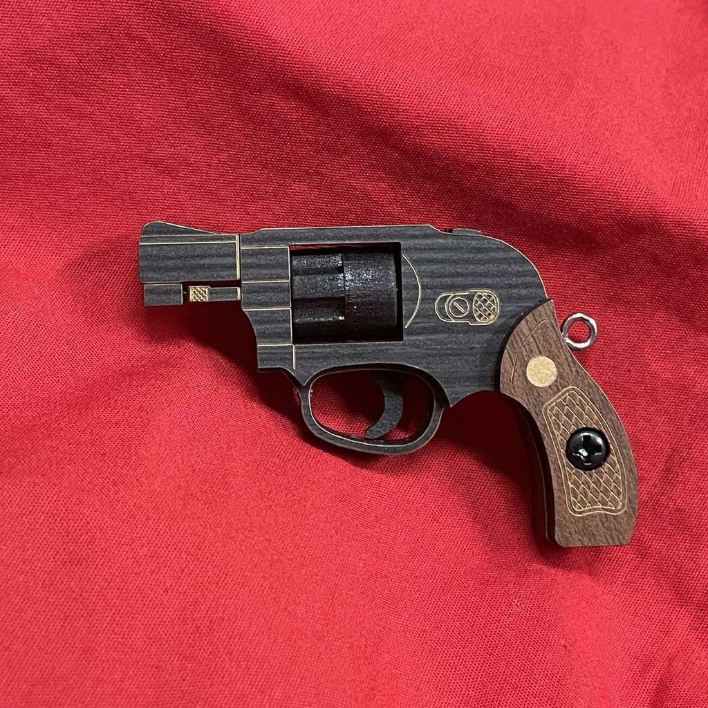 (14)S&W M49(風)ペンダントトップ