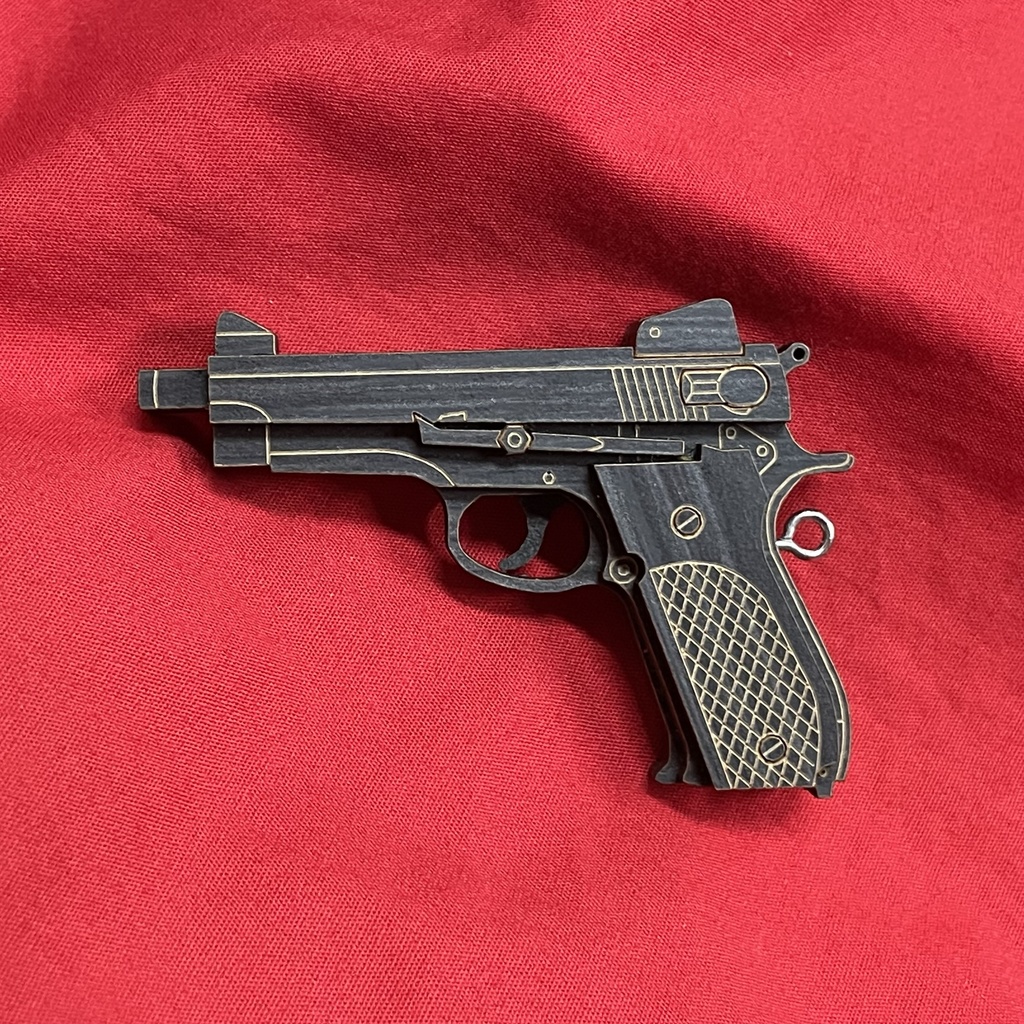 (50)MK22 Mod0 ハッシュパピー(風)ペンダントトップ