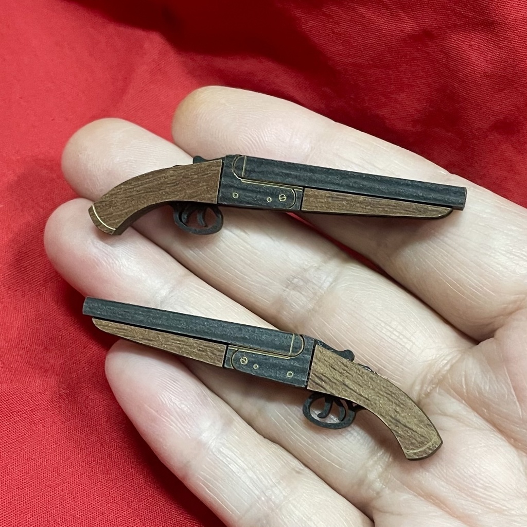 ミニチュア 水平二連散弾銃