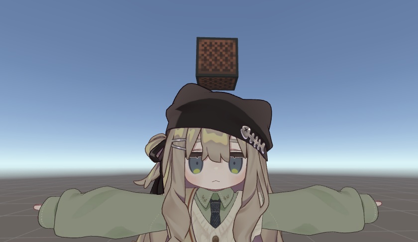 マインクラフトの音ブロック 3Dデータ (VRChat対応)