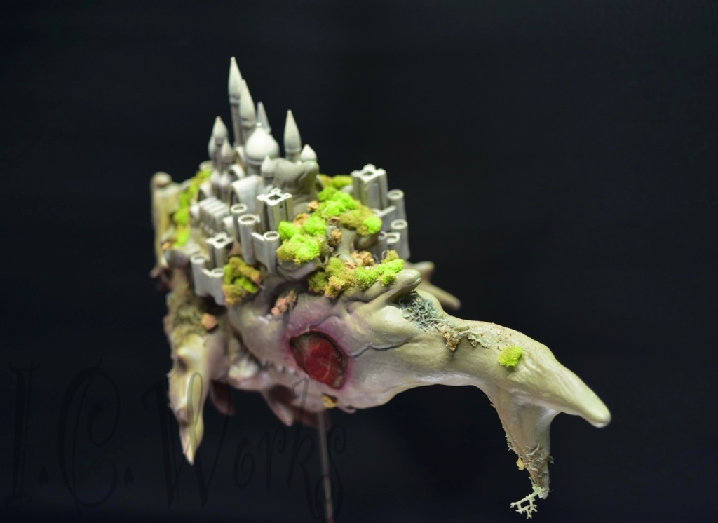 巨獣浮遊島弐番艦(古城)大