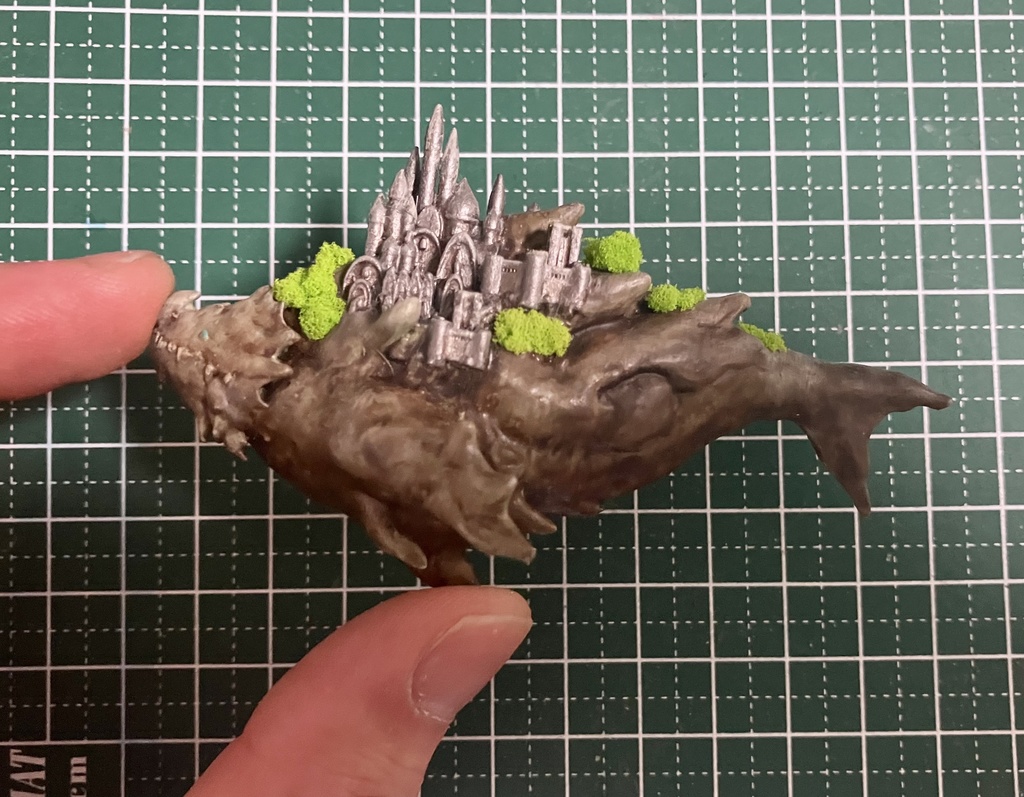 巨獣浮遊島弐番艦【古城】ミニ