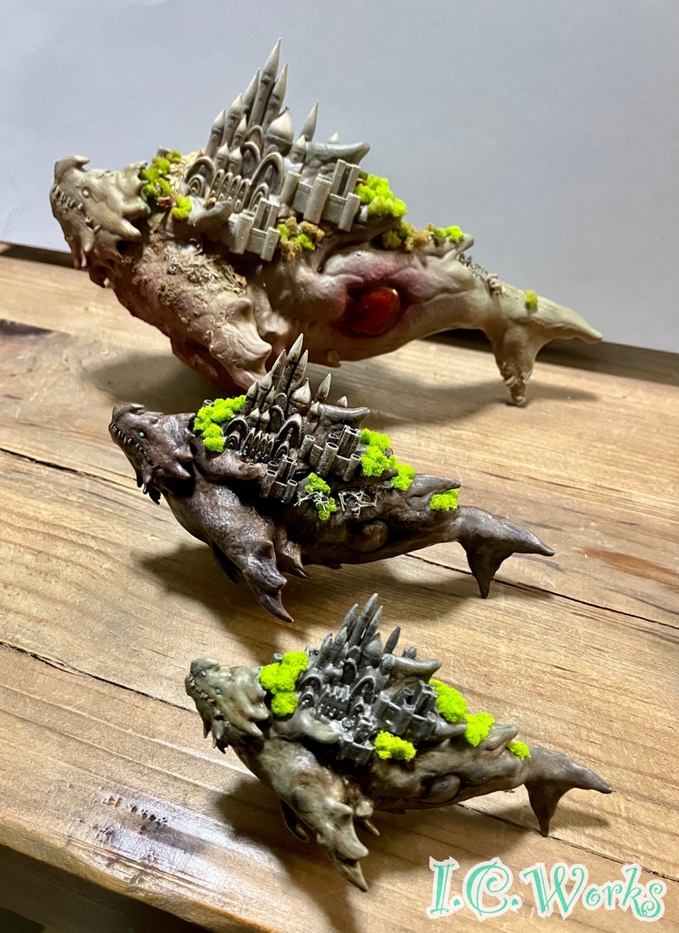 巨獣浮遊島弐番艦【古城】ミニ