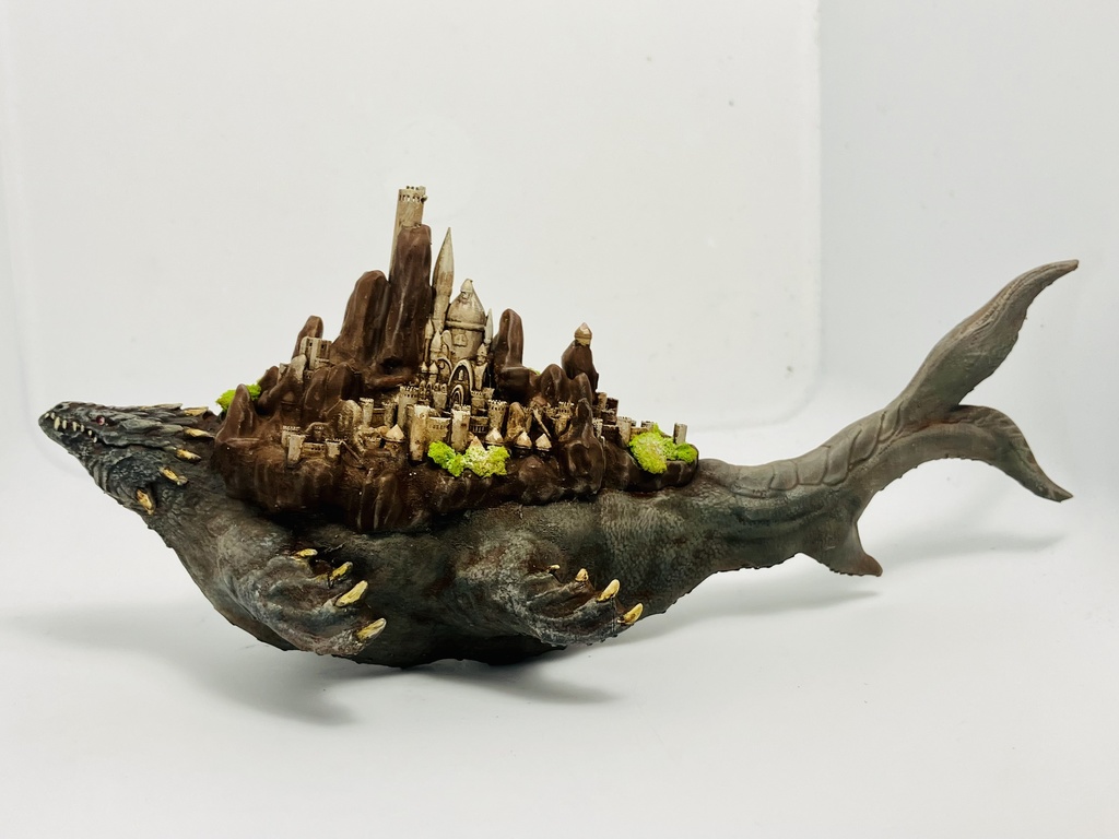 (未塗装)『城塞都市と塔』