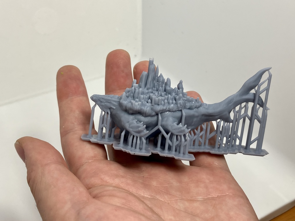 (未塗装)ミニ『城塞都市と塔』