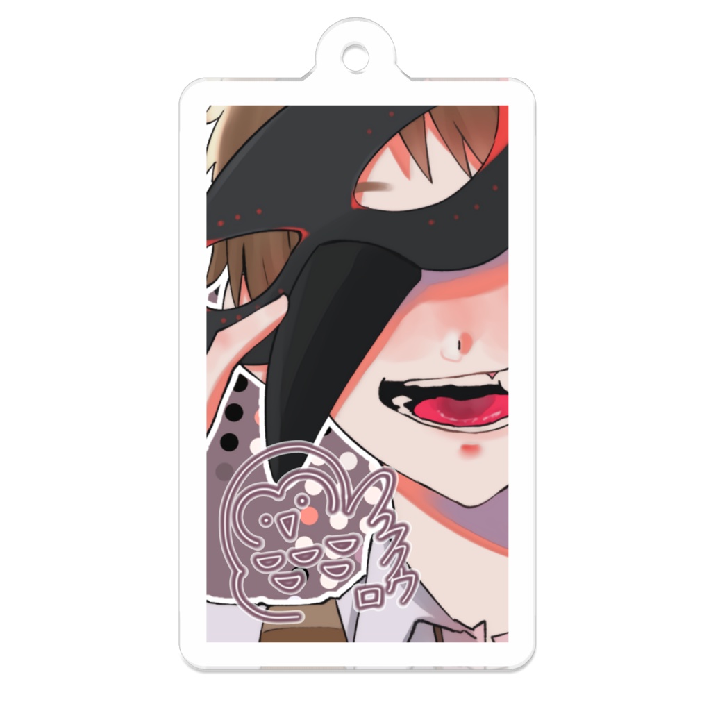 銀彩工房　フクロウ　アクリルキーホルダー