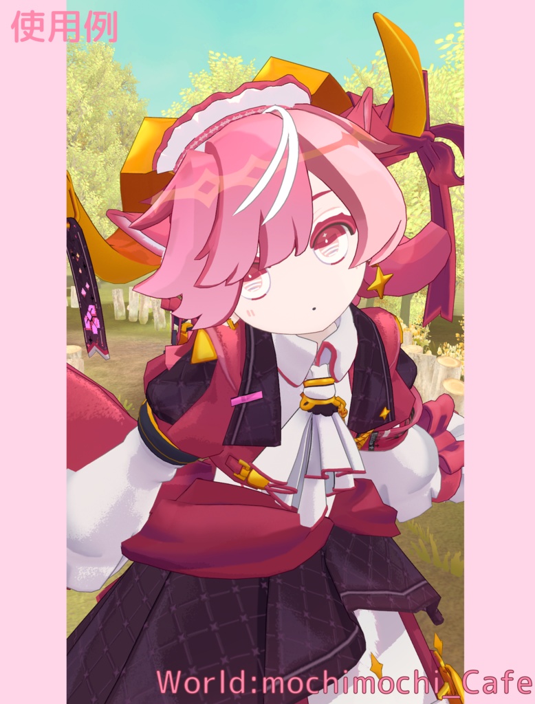 【VRC】HAIRCLIP【LiddiCoat専用】