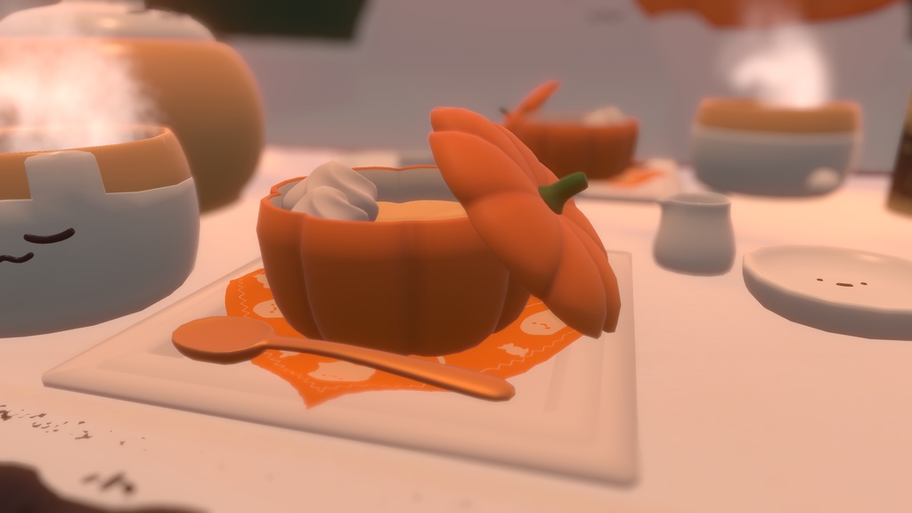 【VRC】パンプキンプディング【無料】
