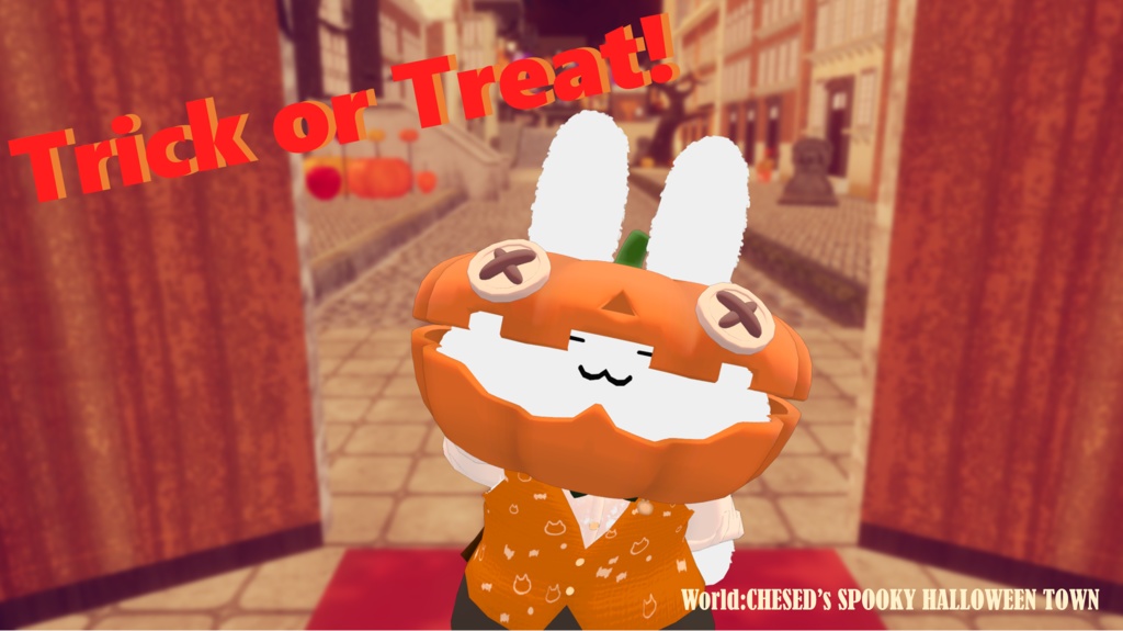 【VRC】🎃パンプキンマスク🎃