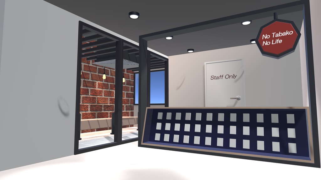 【VRC】Simple Smoking Room【ワールド】