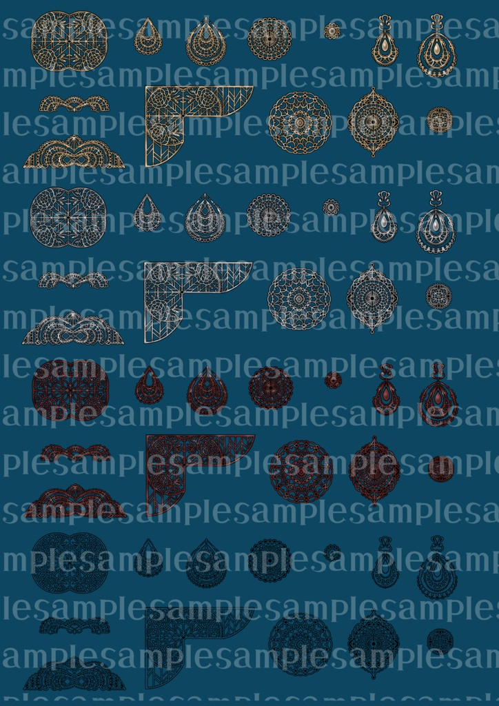 手描き素材集~透かし3~