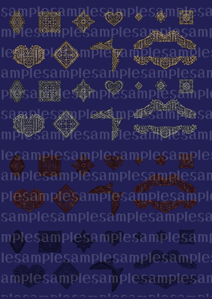 手描き素材集~透かし4~