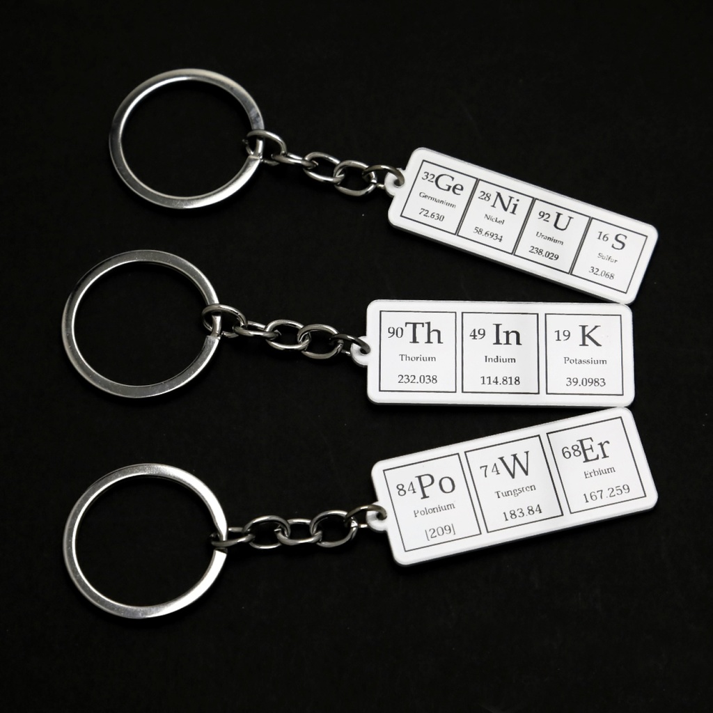 【限定復刻】元素記号アクリルキーホルダー