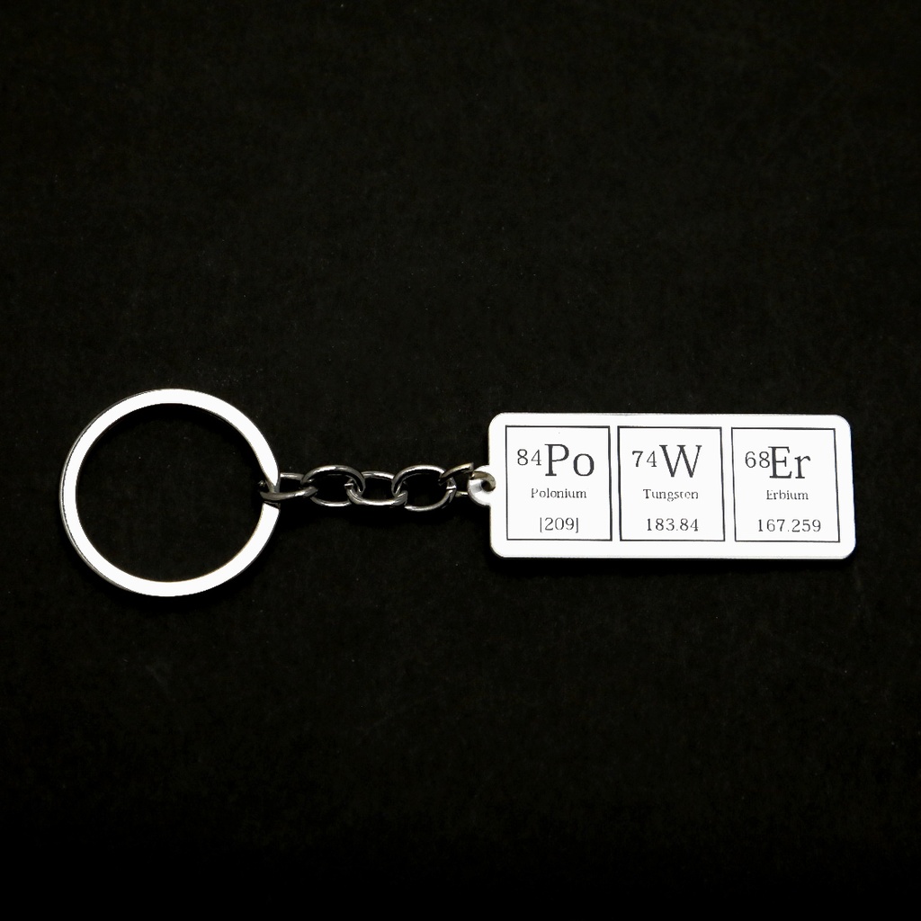 【限定復刻】元素記号アクリルキーホルダー