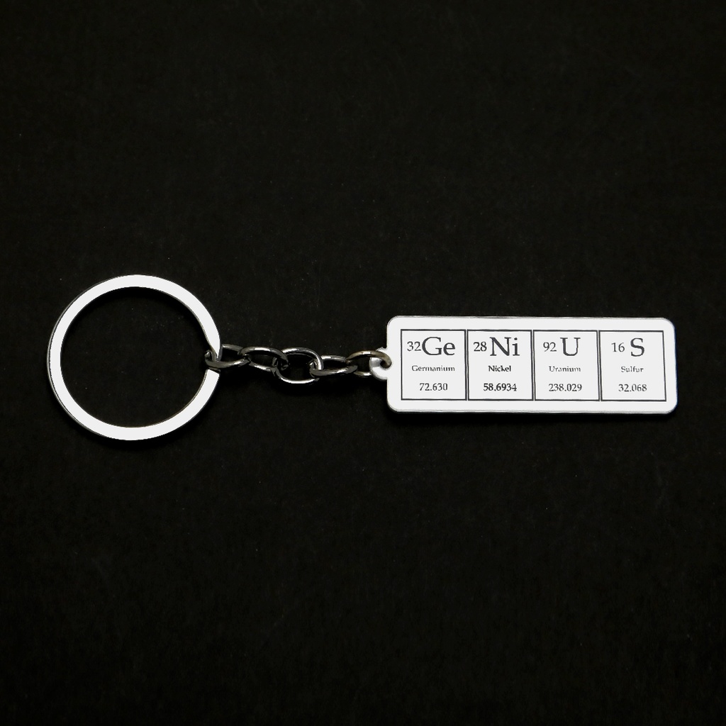 【限定復刻】元素記号アクリルキーホルダー