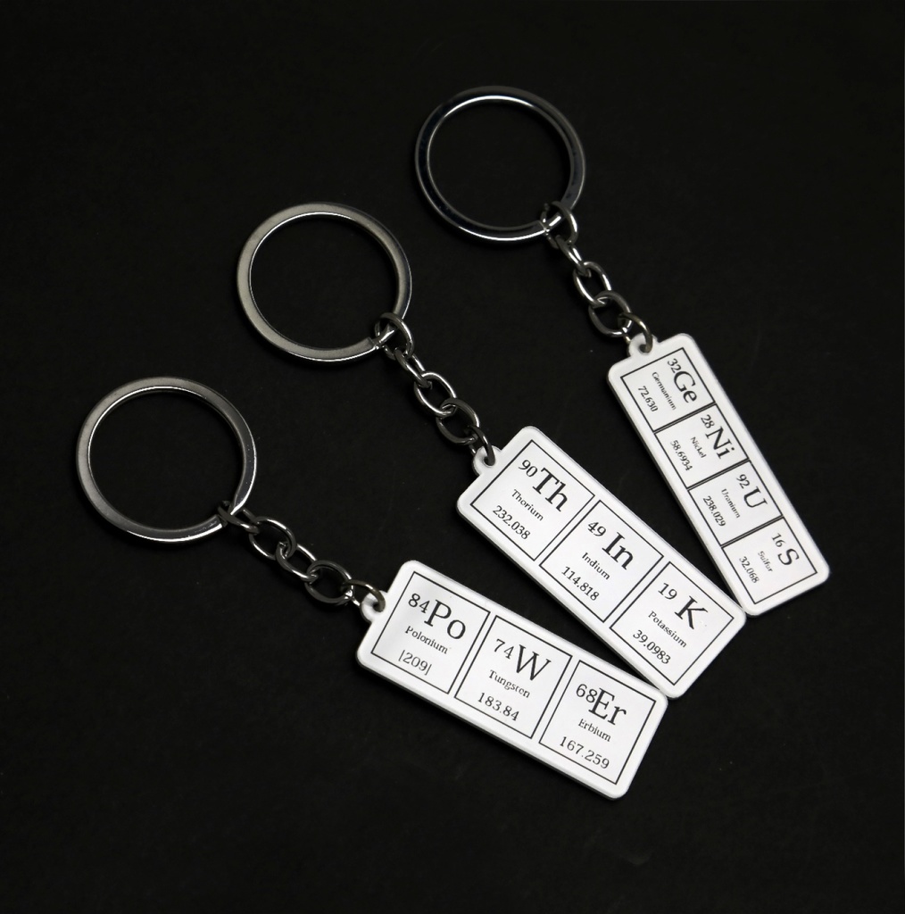 【限定復刻】元素記号アクリルキーホルダー