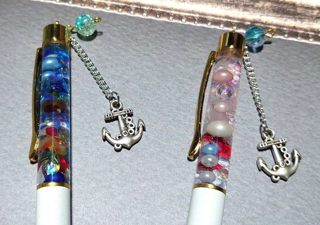 夏組イメージハーバリウムボールペン