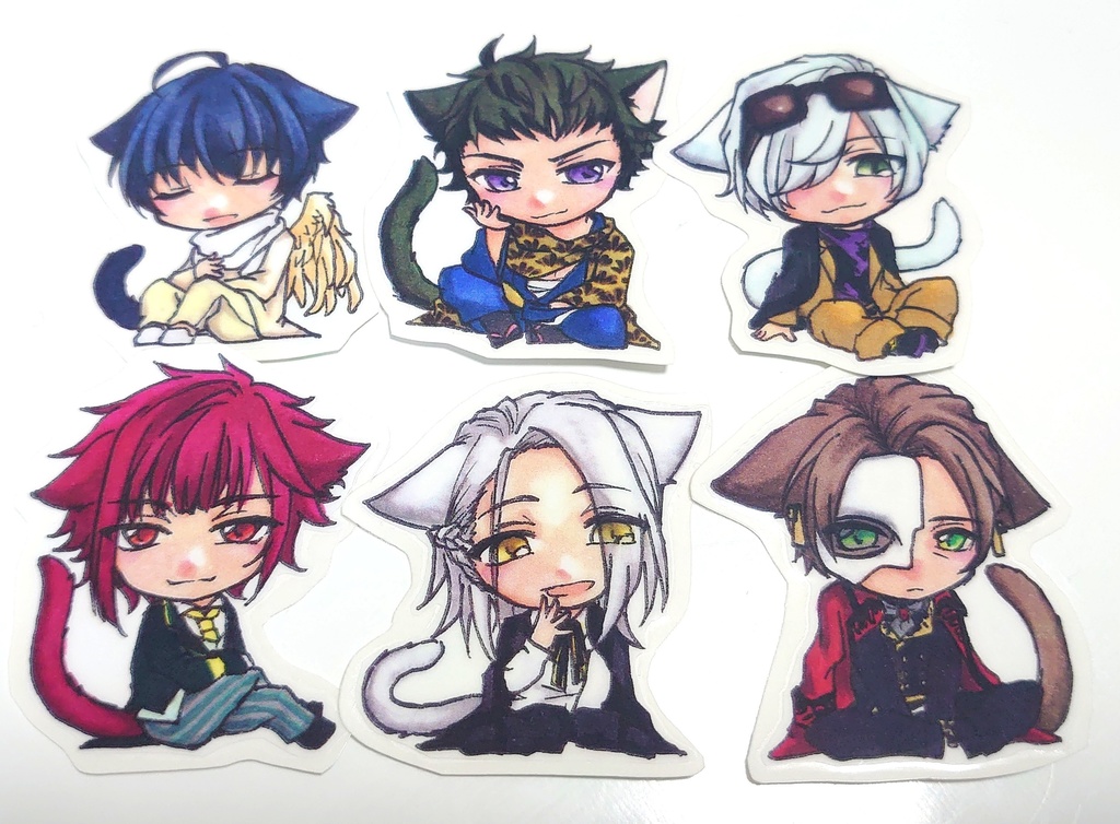 えすり猫耳シールセット