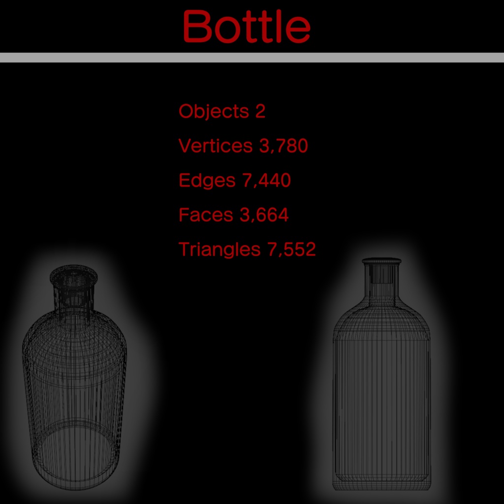 Bottle - VRC Asset