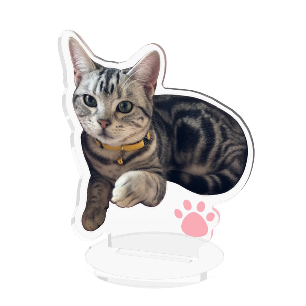 猫アクリルフィギュア