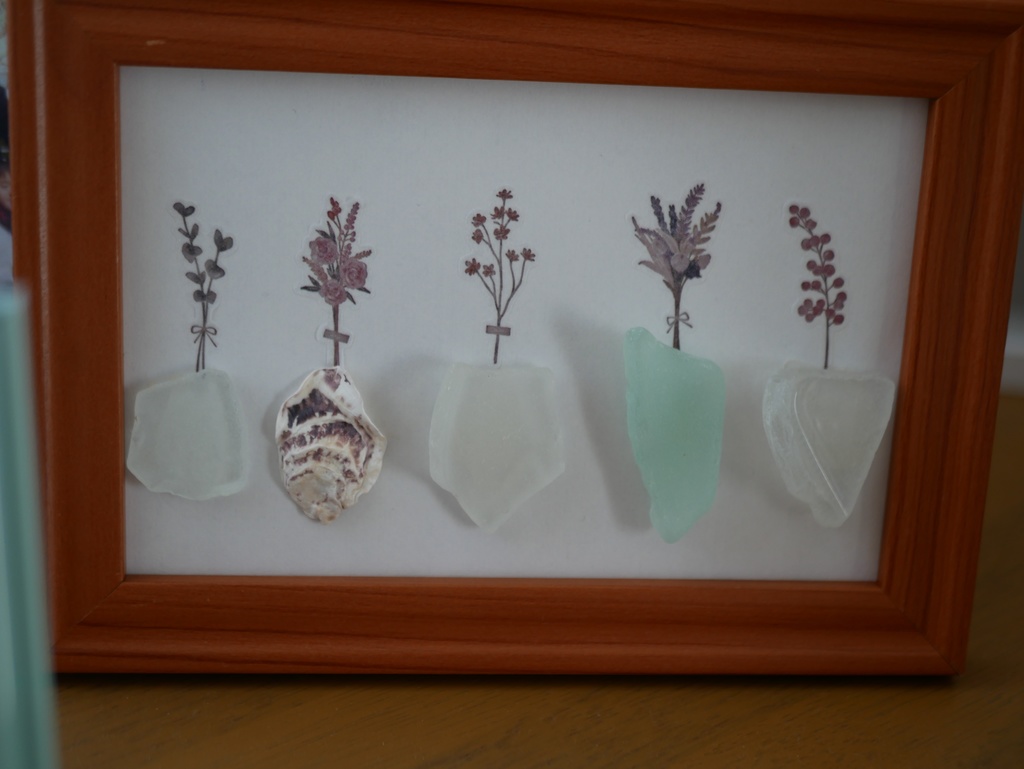 シーグラスアート