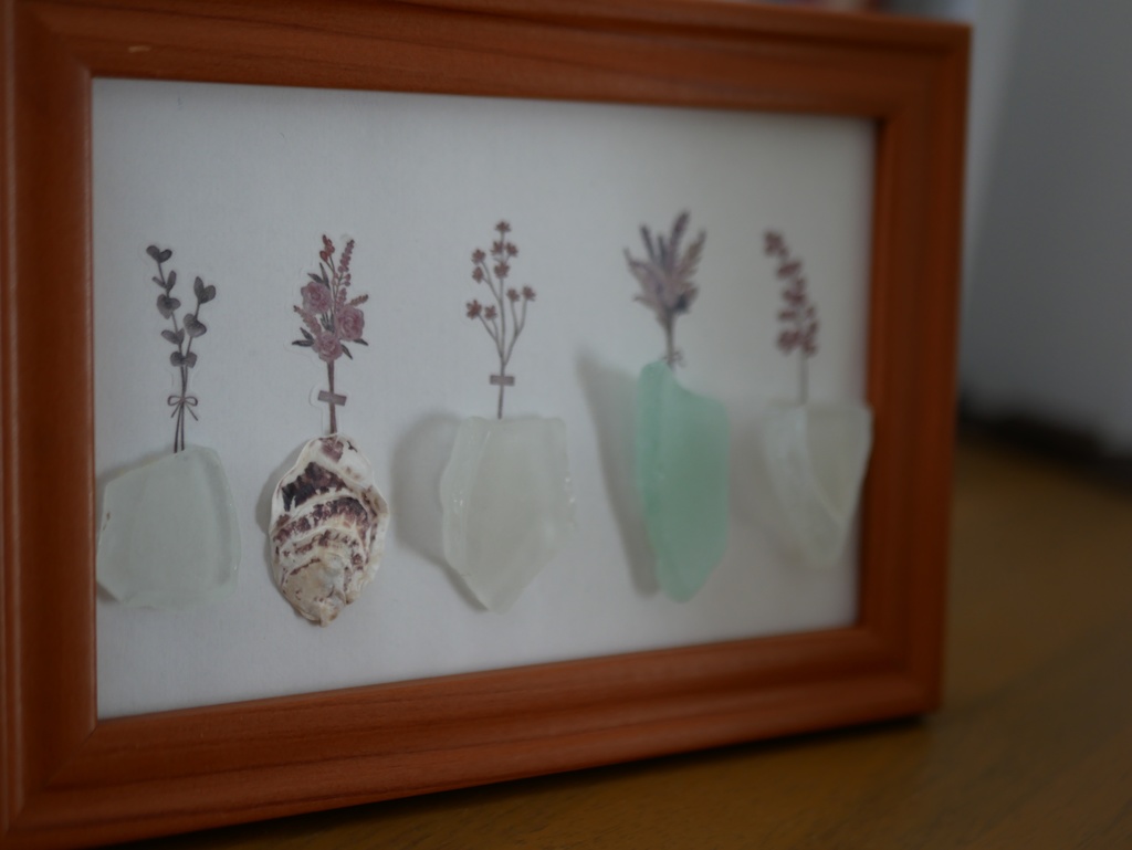 シーグラスアート