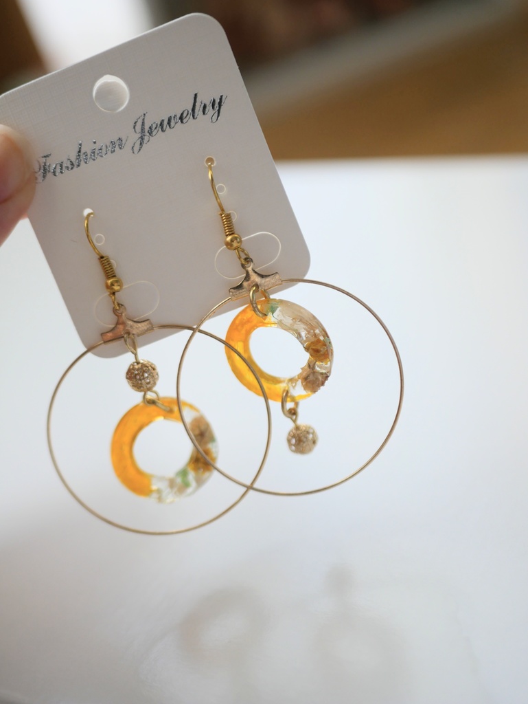 ドライフラワー✿ピアス