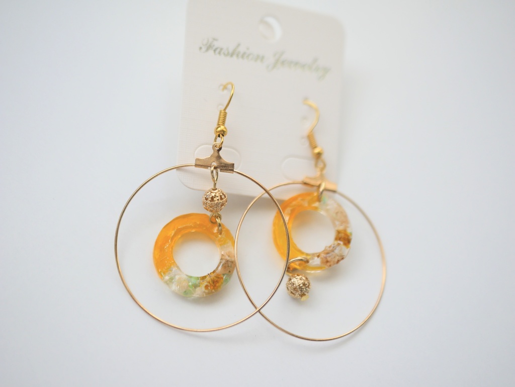 ドライフラワー✿ピアス