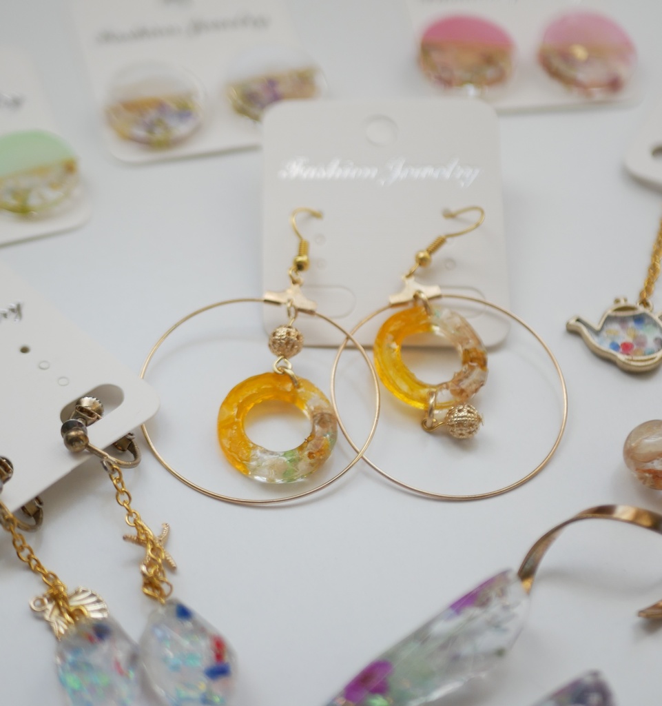 ドライフラワー✿ピアス