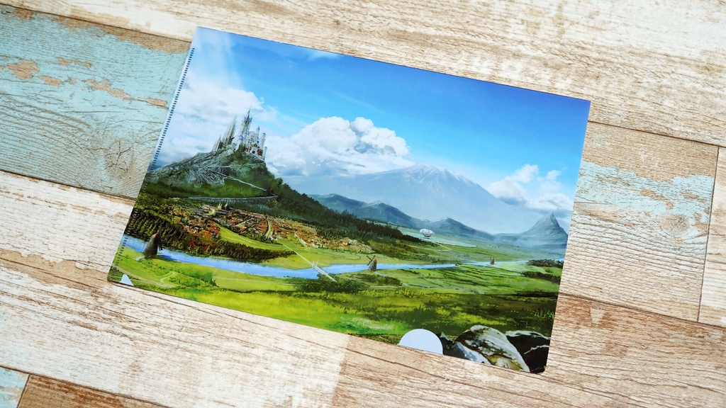 両面A4クリアファイル1枚『幻想風景イラスト』