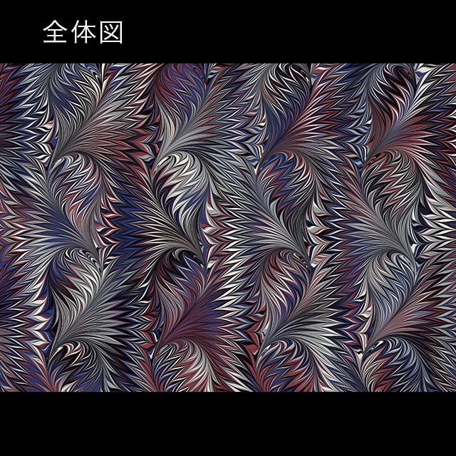 印刷用 <A3判>マーブル紙 birdwings 01A