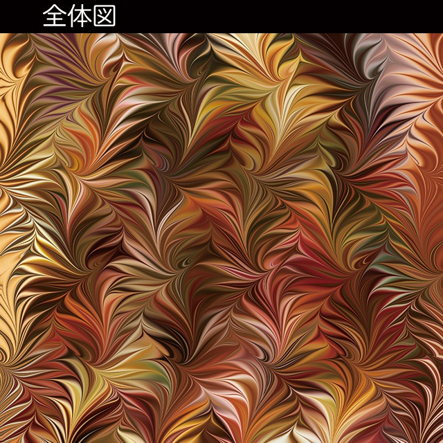 秋色蝶尾のマーブル紙素材