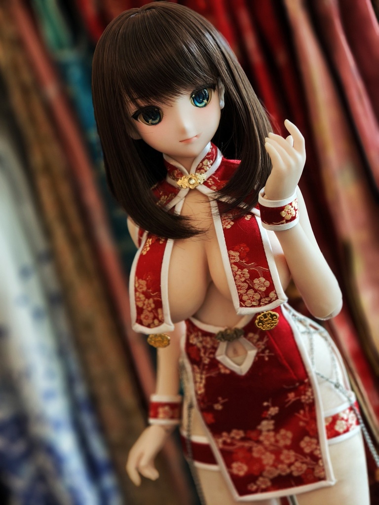 特製チャイナドレス（前垂れ取り外し可能）